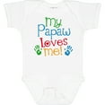 thumbnail image 3 of Inktastic My Papaw Loves Me Boys or Girls Baby Bodysuit, 3 of 5