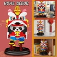 thumbnail image 5 of SKQIT Lion Dance Panda Building Blocks Set, 1235PCS Micro Mini Building Blocks for Adults, Panda Toys for Adult, 5 of 7