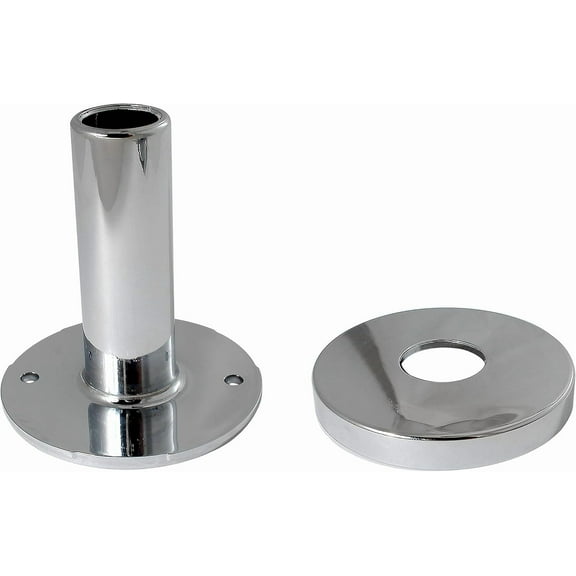 Keeney Chrome Plated Stub Out Cover Flange and Tube 1/2 in. - K857-30