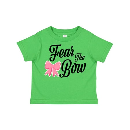 

Inktastic Cheerleading Fear the Bow Gift Toddler Toddler Girl T-Shirt
