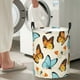 thumbnail image 5 of Fotbe Butterflies Cesto de Ropa con Asas, Cesto Impermeable de Gran Capacidad, Bolsa de Lavado para Dormitorio, Cesto de Ropa con Ruedas y Asas-Small, 5 of 6