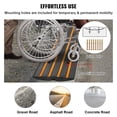 thumbnail image 2 of KFFKFF Curb Ramp Rubber Driveway Ramp 3 Pack 2.6" Rise 15T Load Threshold Ramp, 2 of 9