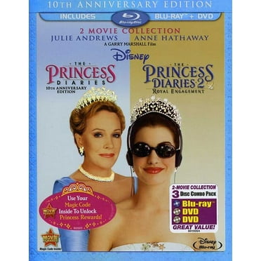 The Princess Diaries: 10th Anniversary Edition 2-Movie Collection (Blu-ray   DVD), Walt Disney Video, Comedy