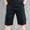 Black, variant on WWV Cargo Shorts Men's Men's Work Shorts Pockets Straight-leg Shorts Solid Color Casual Comfy Loose Fit Mountaineering Workwear Pants Army Green L