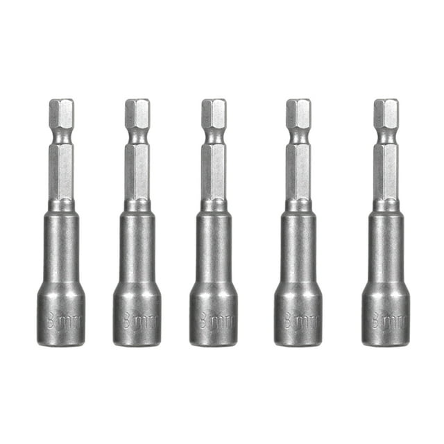 Wweixi 5 Pcs Tournevis Électrique Pneumatique pour Atelier de Menuiserie 8x65mm