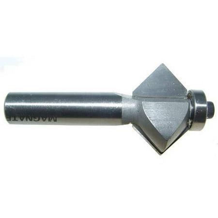 

Magnate 779 Side V-Grooving Carbide Tipped Router Bit — 90 Degree; 3/4 Cutting Height; 1/2 Shank Diameter; 2 Shank Length; 1-3/8 Overall Diameter; 2 Flute