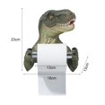 thumbnail image 4 of Soporte de papel higiénico dinosaurio Billuyoard decoración pared toallero Portarrollos para baño cocina, 4 of 6