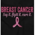 thumbnail image 2 of Breast Cancer Cute It Pink Ribbon Women Crewneck Sweatshirt Brisco Brands S, 2 of 6