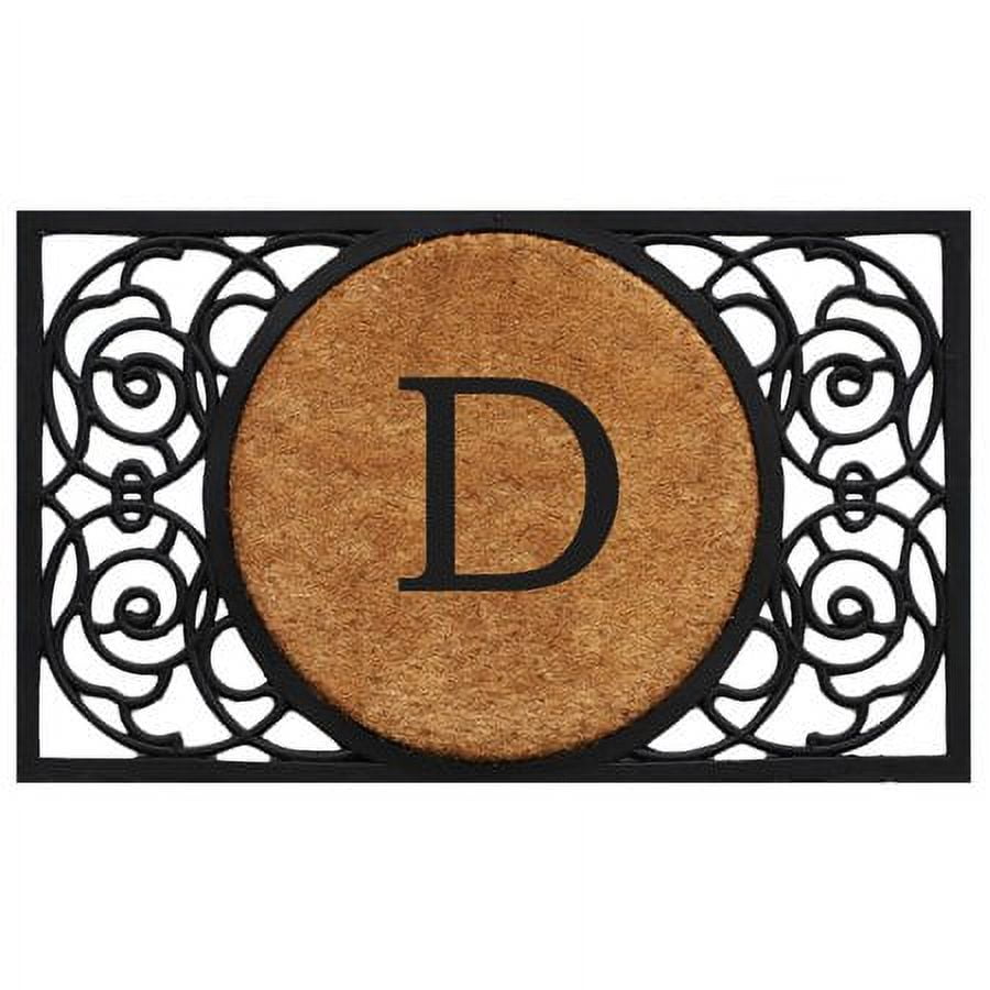 Calloway Mills Armada Circle Monogram Outdoor Doormat 22" x 36" (Letter C)