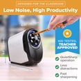 thumbnail image 2 of Bostitch Antimicrobial Quietsharp Heavy Duty Classroom Electric Pencil Sharpener, 2 of 9