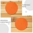 thumbnail image 3 of HONMEET 2pcs Turntable Mat Anti Static Black Felt Pads for Vinyl Record Player, 3 of 7