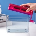 thumbnail image 4 of YAOMOBB Child-proof Paper Shredder Manual Shredder Large Capacity Clear Visible Mini Hand Cutting Tool for Home Office, 4 of 7