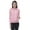 Rose Pink, variant on Moomaya Womens Hoodie Full Sleeves Top w/ Pockets Casual Soft Hoodies