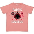 thumbnail image 3 of Inktastic Valentine's Day Papa's Lovebug Boys or Girls Toddler T-Shirt, 3 of 5