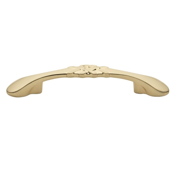 GlideRite 3 in. Center-Center Classic Braided Cabinet Pull, Champagne Gold - 83063-CHPG, 1 Pack
