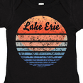 thumbnail image 4 of Inktastic Lake Erie Distressed Retro Sunset Boys or Girls Baby Bodysuit, 4 of 5