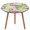 style-5, variant on Flamingo Pattern Round Fitted Tablecloth with Flannel Backing Elastic Table Cloth Waterproof Oil-Proof Plastic Table Cover Table Up 40"-54" Diameter)