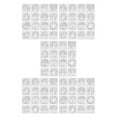thumbnail image 2 of pitrice 16piece Round Edge ABS Made Tree Stencils For Painting Exquisite Craft Easy Operation Wide Application Plastic 16pcs 5Set, 2 of 6