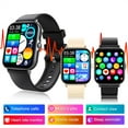 thumbnail image 4 of F97S smartwatch, compatible with Android and Apple, IP67 water resistance, suitable for both men's and women's sports modes, 1.7-inch fitness tracker, for answering/making calls/smart reminders, 4 of 7