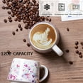 thumbnail image 4 of Topadorn Ceramic Travel Cup Ceramic Coffee Cup with Handle and Gift Box 12 oz Pink Flower, 4 of 4