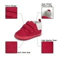 thumbnail image 5 of Meckior Baby Boys Girls Shoes Infant Warm Fleece Boots Newborn Winter Sneakers for First Walkers 3-18 Months, 5 of 8