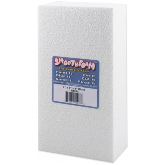Smoothfoam 438683 Smooth Foam Block 2 in. x 4 in. x 8 in. 1PkgWhite Walmart Canada