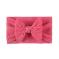 thumbnail image 4 of WUANDIXFA Clothes for Baby Girl Toddlers Oversized Bow Headband Children's Knitted Knotted Headband Hair Accessories Headflower Red,One Size, 4 of 5