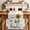 white, variant on Light Blue Sunshine Sunflower Table Runner 36 Inches Long Farmhouse Dress Scarves, Pastoral Bees Farmhouse Floral Dining Tablerunner for Coffee Table/Kitchen Island/Party Décor, Small 13" x 36"