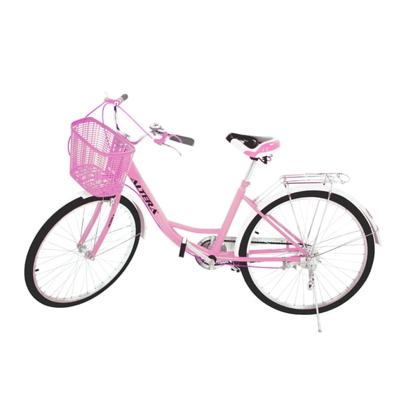 Bicicleta Urbana Altera  RBIKE-002 Retro Canastilla R26 Rosa