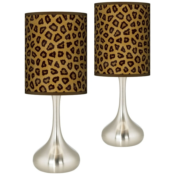 Giclee Glow Safari Cheetah, Cheetah Print Table Lamp