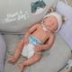 thumbnail image 2 of Muñeca Reborn OCSDOLL realista para niña recién nacida, 48 cm, 3 kg, 2 of 5