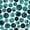 Unframed, variant on Art.com Circles in Teal and Turquoise. Seamless Watercolor Pattern. Art Print, 16" x 16"