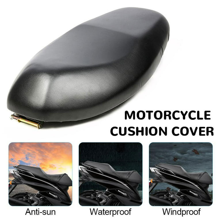 Hands DIY Motorcycle Seat Cover Motorcycle Scooter Moped Seat Cover Rain Dust Protector for Motorcycles Electric Vehicles, Size: 70x56cm/27.56x22.05in