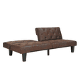 DHP Venti Vintage Futon, Brown