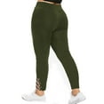 thumbnail image 5 of Femmes à la Mode Solide Couleur Taille Serrage et les Fesses de Levage Pantalon, 5 of 5