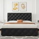 thumbnail image 1 of Cama Queen con 4 Cajones - Base con Cabecero Ajustable y Almacenamiento, No Necesita Base de Cama, 1 of 10