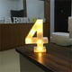 thumbnail image 4 of Luz de noche con forma de letra, luz LED con 26 letras del alfabeto, luz decorativa para fiestas, rendimiento comprobado, 4 of 4