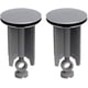 thumbnail image 1 of 2 tapones universales para lavabo, tapón universal para lavabo de baño de 40 mm, tapón de desagüe para lavabo, bidé, altura ajustable, inoxidable y antical, 1 of 5