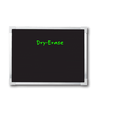 Home, School, Office Decor 24 X 36 Aluminum Framed Black Dry Erase Board