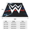 thumbnail image 6 of Wwe Fleece Blanket Super Soft Cozy Throw Blanket 40"X30", Lightweight Fuzzy Comfy Flannel Blanket Warm Plush Throw Blankets For Couch, Sofa, Bed, 6 of 8