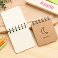thumbnail image 3 of Weather Series Sofe Cover Portable 9.5x8.5cm Spiral Journey Notebook Wirebound Memo Notepad, 3 of 6
