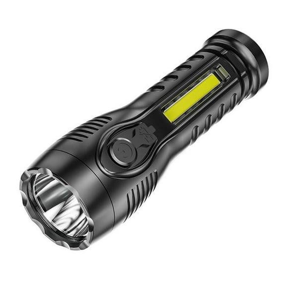 Lampe de Poche DEL 20000 Lumens 3 Modes avec Lampe de Travail COB Étanche IPX5 Rechargeable à Main pour Urgence Camping Randonnée