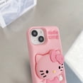 thumbnail image 6 of Cute Hello Kitty Phone Case for iPhone 17 16 15 14 13 12 Silicone Cartoon Phone Cases, 6 of 13