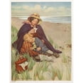 thumbnail image 2 of Jessie Willcox Smith 19x24 Gold Ornate Framed and Double Matted Museum Art Print Titled - ‘Dear Boy!’ Said His Mother; ‘Your Father's the Best Man in the World (1919), 2 of 4