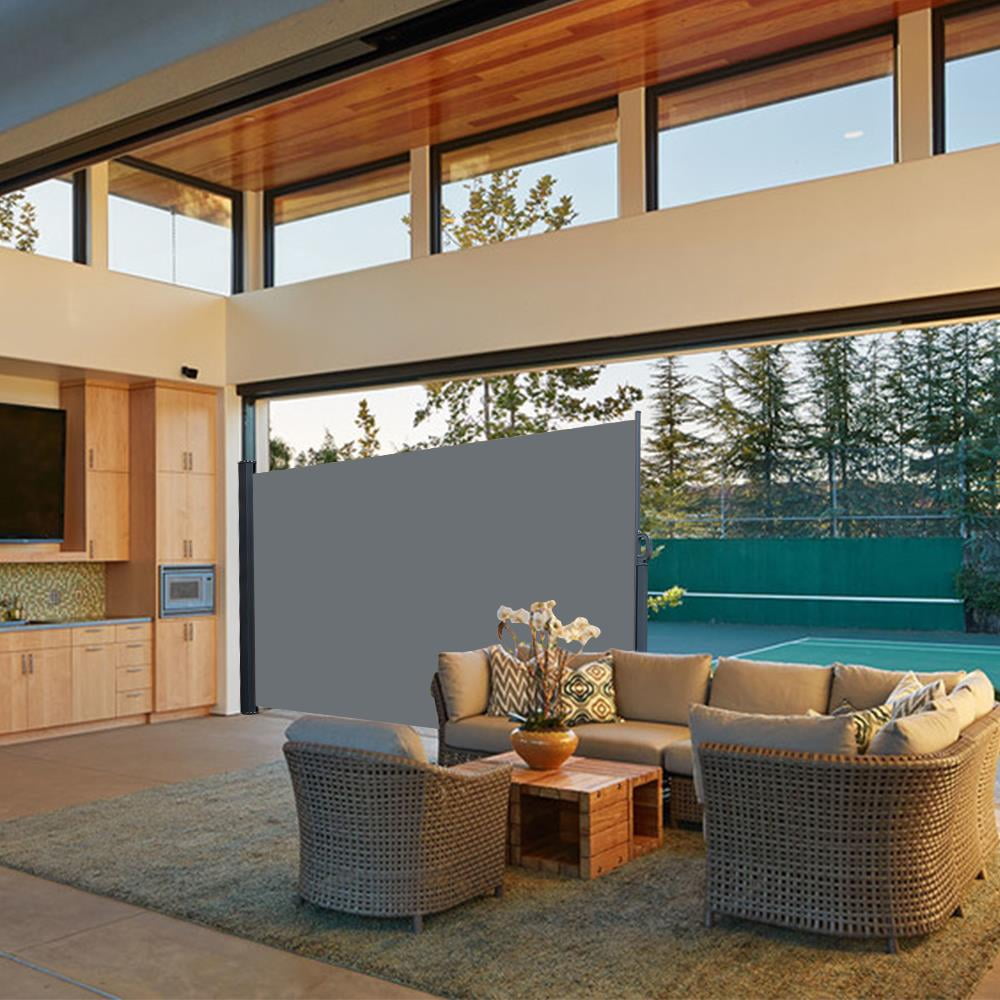 Ktaxon 71" x 118" Retractable Side Awning Wind Screen Privacy Divider