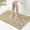 Apricot, variant on Chenille Bathroom Rugs Mat, Chenille Bath Rug Mat Non-Slip Bath Mat, Washable Soft Shower Shag Bath Rugs