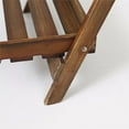 thumbnail image 3 of LuxenHome 2 Tier Brown Wood Ladder Plant Stand, 3 of 10