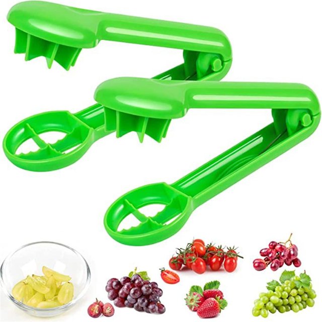 Grape Cutter For Kids Toddlers, Seedless Grape Baby Cherrys Tomatoes Strawberry For Vegetable Fruit , Kitchen Gadget Tool No Blade