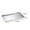 22.8x14.8x1.2CM, variant on Rectangle Stainless Steel Tray Buffet Presentation Tray Metal Food Serving Plate Rice Noodle Pan Home Dishes Storage Organizer