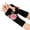 Pink, variant on Prolriy Fingerless Gloves for Women Ladies Warm Knit Fingerless Gloves Convertible Mittens Fashion Flowers Gloves for Cold Weather Black One Size